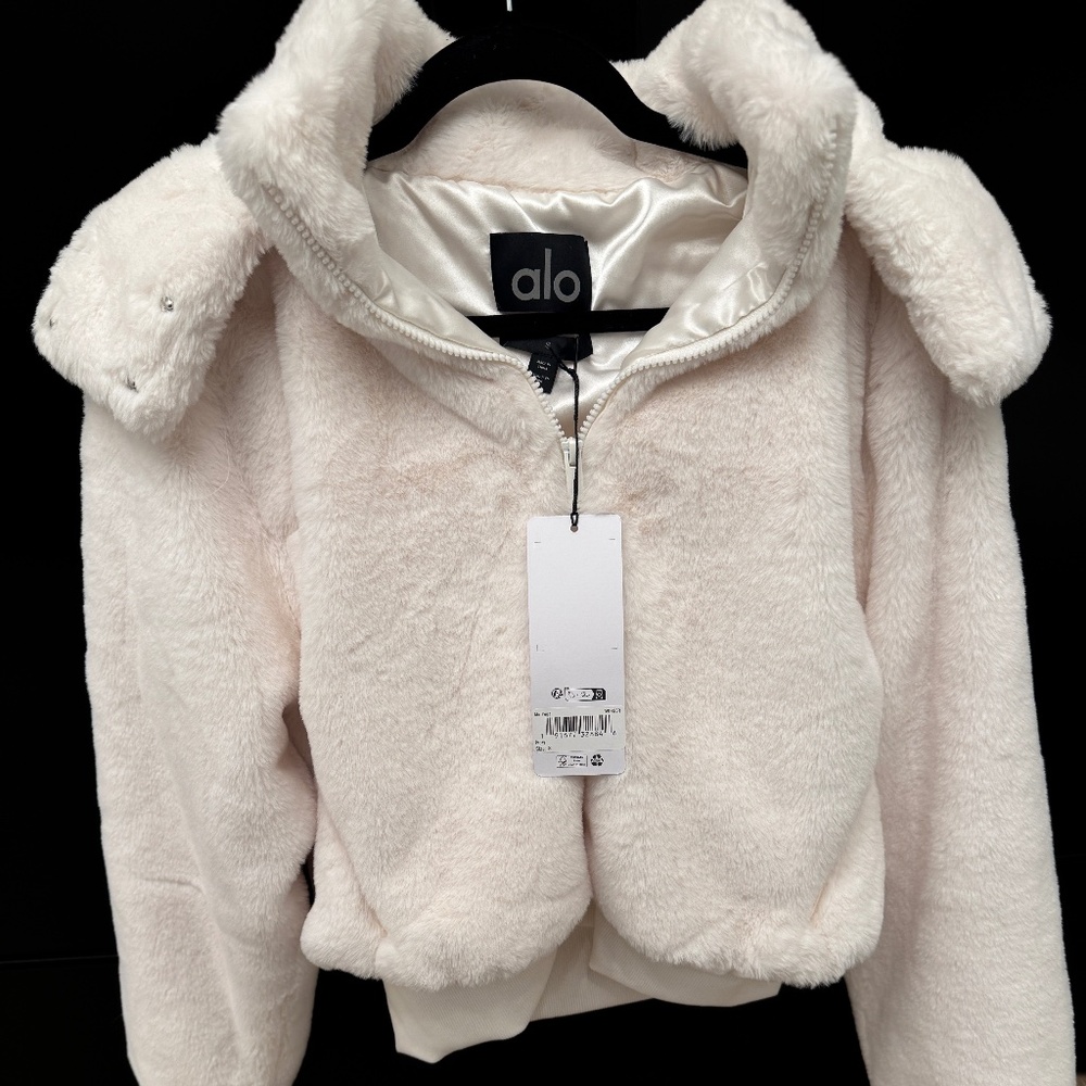 ALO FAUX FUR FOXY JACKET - BRAND NEW w/Tags